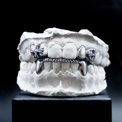 Grillz Full + Open Croix Style Chrome Hearts