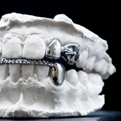 Grillz Full + Open Croix Style Chrome Hearts